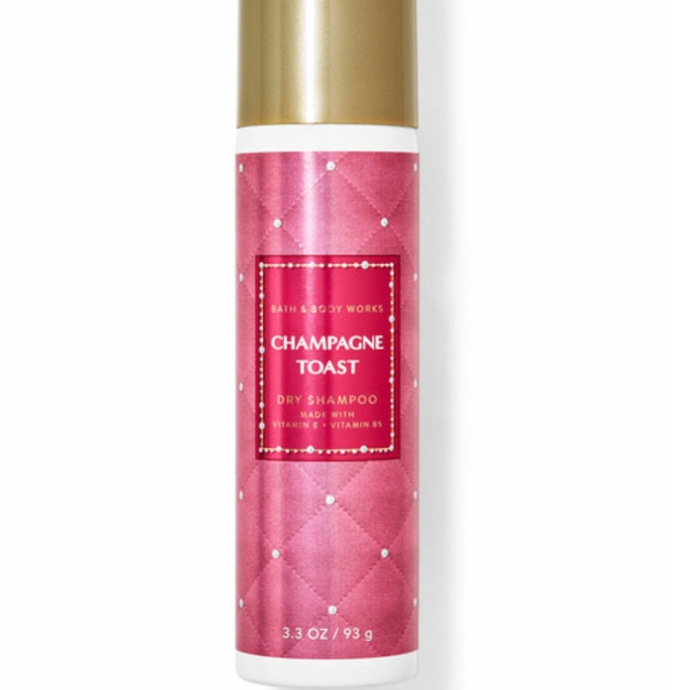 Bath & Body Works Champagne Toast Dry Shampoo - Pink and Gold